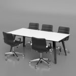 Cube Design Spider Table Nordic Office Furniture