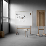 Lintex Wood Mobile Whiteboard Nordic Office Furniture