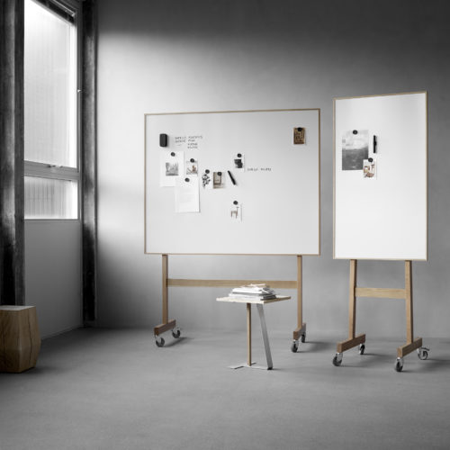 Lintex Wood Mobile Whiteboard Nordic Office Furniture